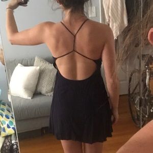 Aquamar Cute Navy, Backless Sun Dress